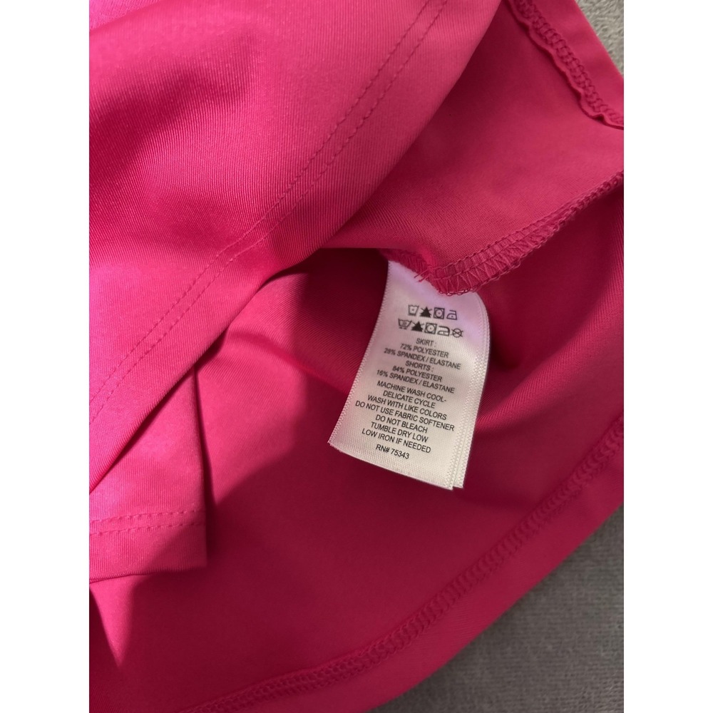 Tommy Bahama Golf Skort Womens Small Pink Athletic Stretch Pull On Ruffle Skirt - Picture 4 of 8